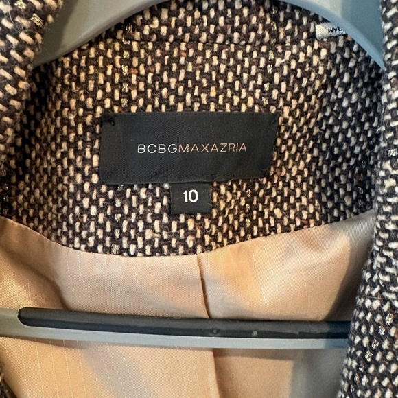 BCBG MaxAzaria Wool Pea Coat - Picture 2 of 9